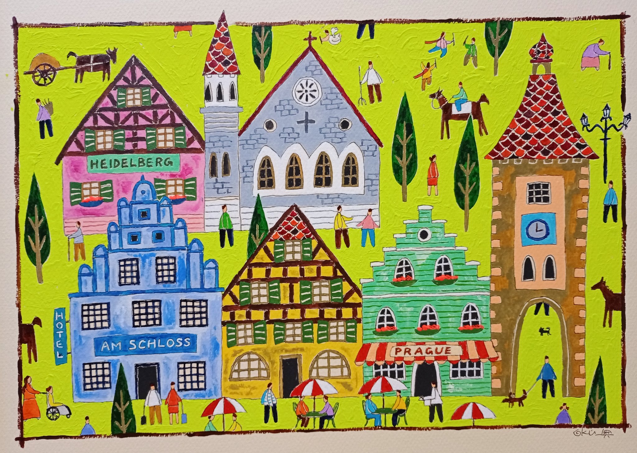旅する画家 奥村ユズル on X: 