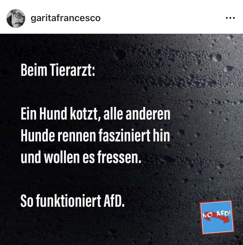 Guten Appetit ✌️

#Scheißafd