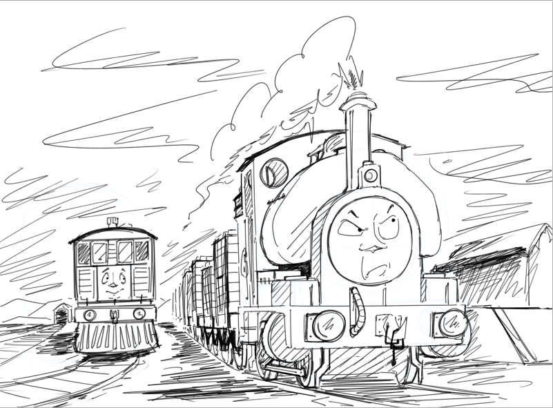 "That Harold, that stuck up whirly-bird thing says i'm slow and out of date"