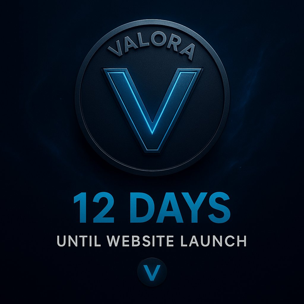AzrinKalender's tweet image. ⏳ Just 12 days until the official launch of our website! 🚀
VALORA is coming strong — transparency, community, and real utility.
Stay tuned, the future is closer than you think. 💎
Follow+retweet+like
#VALORA #Crypto #WebLaunch&quot;
