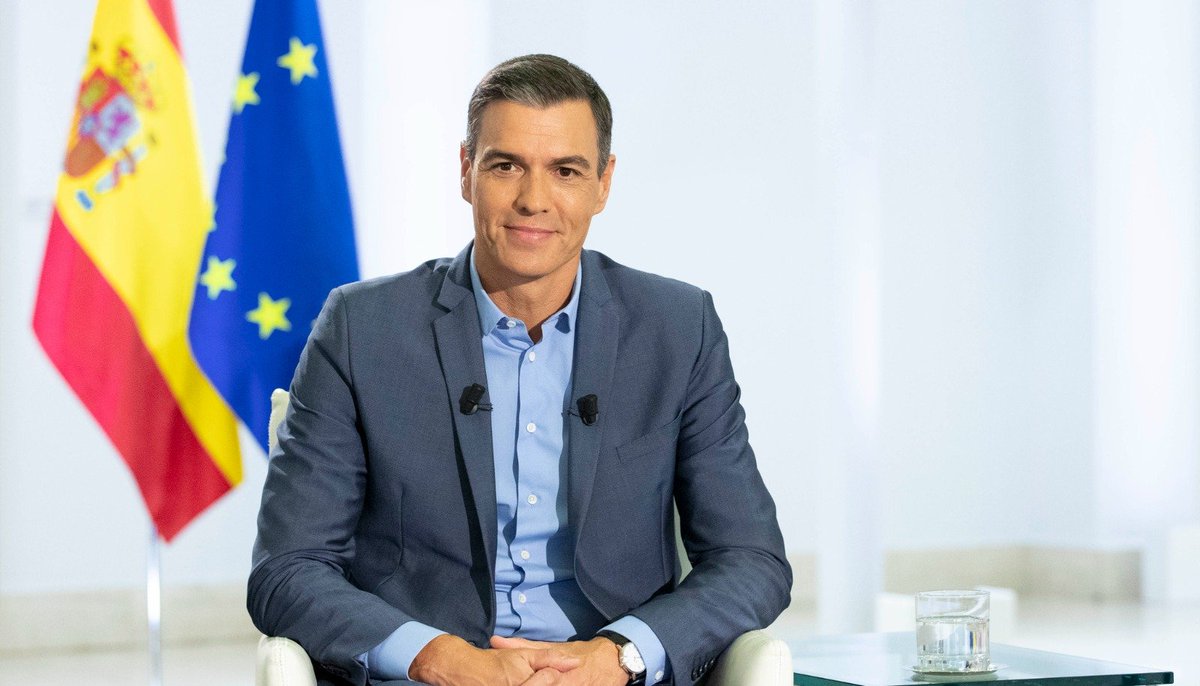 📺 <a href="/PepaBueno/">Pepa Bueno</a> entrevistará al presidente del Gobierno, <a href="/sanchezcastejon/">Pedro Sánchez</a>, el próximo lunes

🔸En directo, tras el Telediario de la noche, en <a href="/La1_tve/">La 1</a>, <a href="/la2_tve/">La 2</a> , Canal 24 horas, <a href="/rne/">Radio Nacional</a> y <a href="/rtveplay/">RTVE Play</a> 

rtve.es/n/16710591