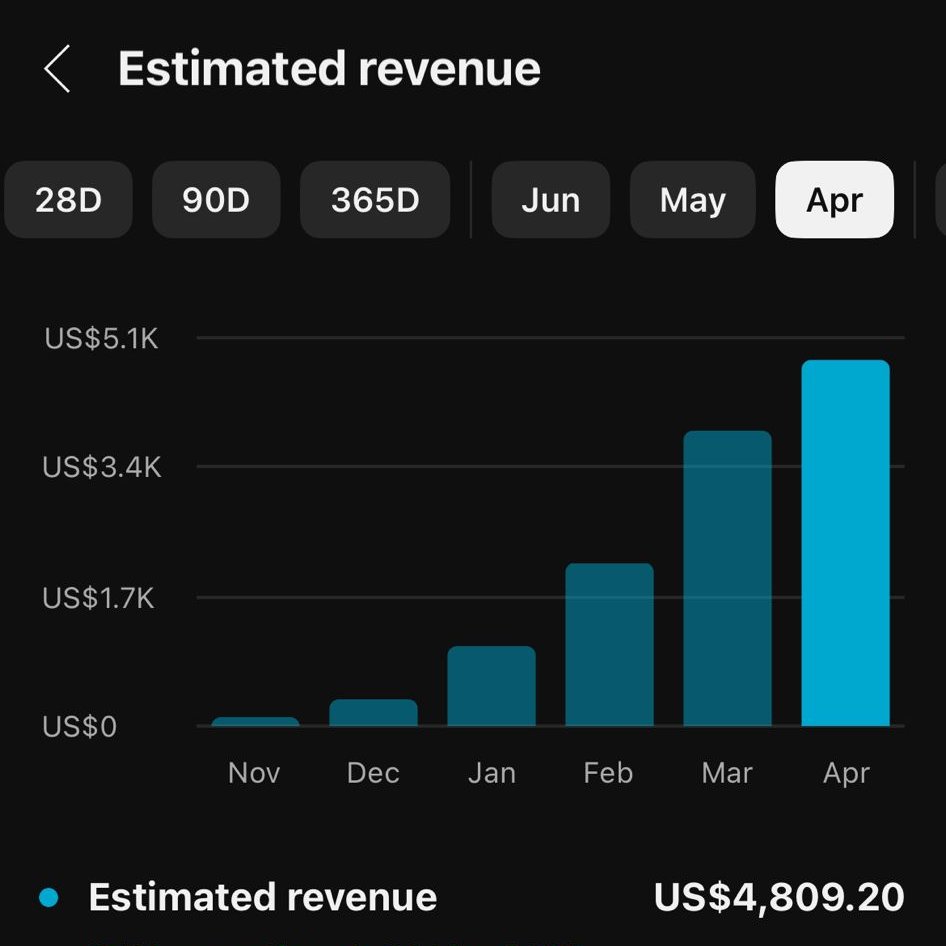 You can make 5K/month with YouTube Automation is easier than you think!

📈 1.7M views in  90 days from 56 videos

💰6,800–10,200 earned (at4–$6 RPM)

I made a step-by-step guide!

✅ Like &amp; Repost  💬 Comment " Send "

👣 Must follow so I can send it to you!