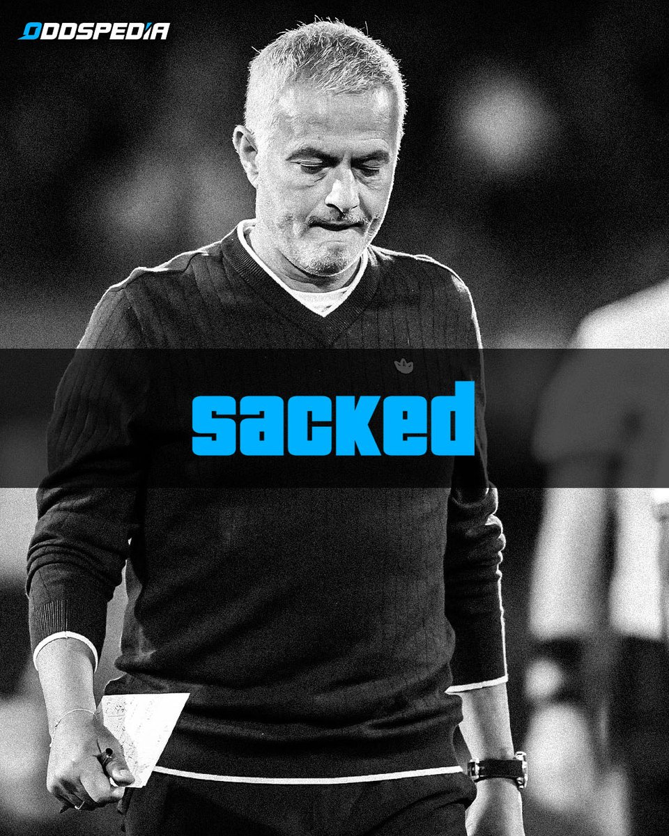 🚨 𝐁𝐑𝐄𝐀𝐊𝐈𝐍𝐆: José Mourinho has been sacked by Fenerbahçe 😳

The decision has been made after Fenerbahçe failed to qualify for the #UCL 🇹🇷❌