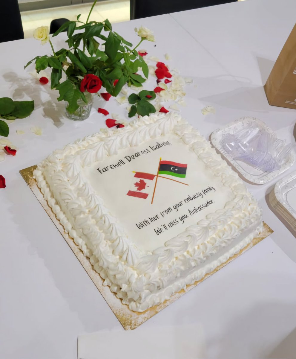 Canada in Libya (@canemblibya) on Twitter photo نودّع السفيرة إيزابيل سافارد، التي عززت منذ 2021 العلاقات بين 🇨🇦 و 🇱🇾. نتمنى لليبيا مستقبلًا ديمقراطيًا ومستقرًا، ونشكر شركاءنا مثل <a href="/UNSMILibya/">UNSMIL</a> على دعمهم المتواصل للسلام والديمقراطية. نودّع السفيرة إيزابيل سافارد، التي عززت منذ 2021 العلاقات بين 🇨🇦 و 🇱🇾. نتمنى لليبيا مستقبلًا ديمقراطيًا ومستقرًا، ونشكر شركاءنا مثل <a href="/UNSMILibya/">UNSMIL</a> على دعمهم المتواصل للسلام والديمقراطية.
