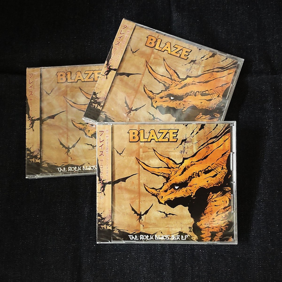 blaze94095's tweet image. ★緊急告知★
 「The Rock Dinosaur EP」再プレスCD
明日の新宿WildSide Tokyo公演より販売致します。

&quot;The Rock Dinosaur EP&quot; repress CD will be on sale starting tomorrow at Shinjuku WildSide Tokyo.

The Rock Dinosaur EP ６tracks EP on CD
Wild One Records WO-1302 税抜1,800円