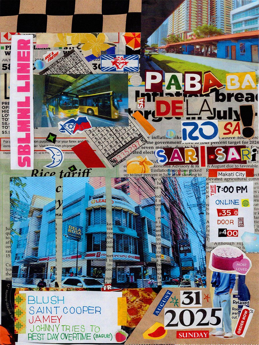 SBLMNL LINER: PABABA SA DELA ROSA!
August 31,2025 (Sunday)
Sari-Sari Bar (inside Thai Mookata)
5661 Washington St., Cor Dela Rosa St., Makati City
Doors open at 7:00 PM
Alt poster by me 🚌💙💚