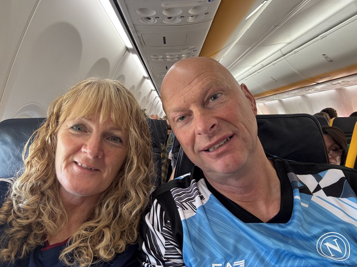 En route to see ⁦<a href="/sscnapoli/">Official SSC Napoli</a>⁩ and @scottmctominay. Forza Napoli sempre!
