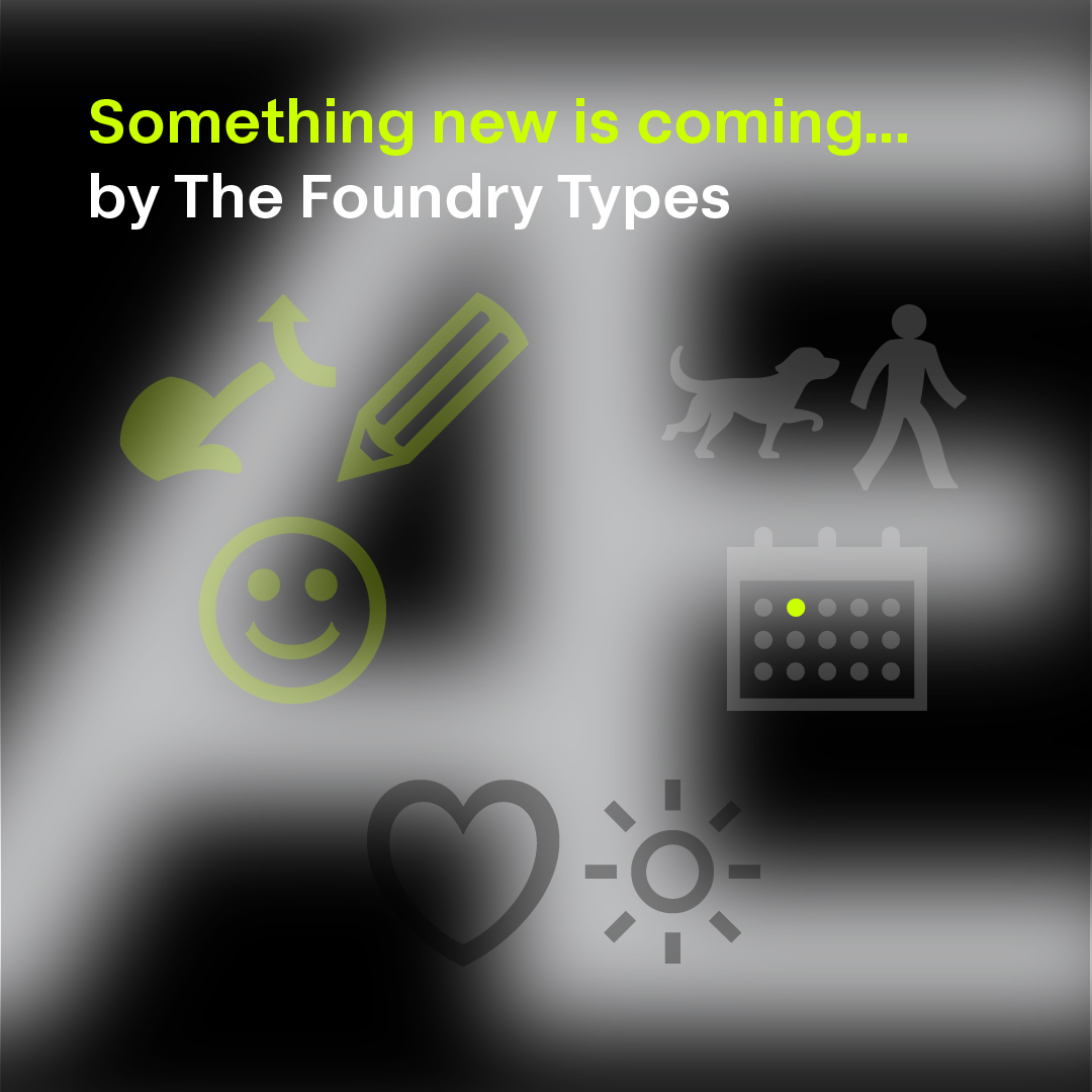 TheFoundryTypes's tweet image. Something new is coming...  including cute symbols.

For free trial fonts and to find out more &amp;gt; DM us 📨 

#thefoundrytypes #fonts #typedesign #newfont  #neogrotesk #neogrotesque #newfontrelease #brandingdesign #londondesign #swisstypography #typeface #graphicdesign #typefoundry