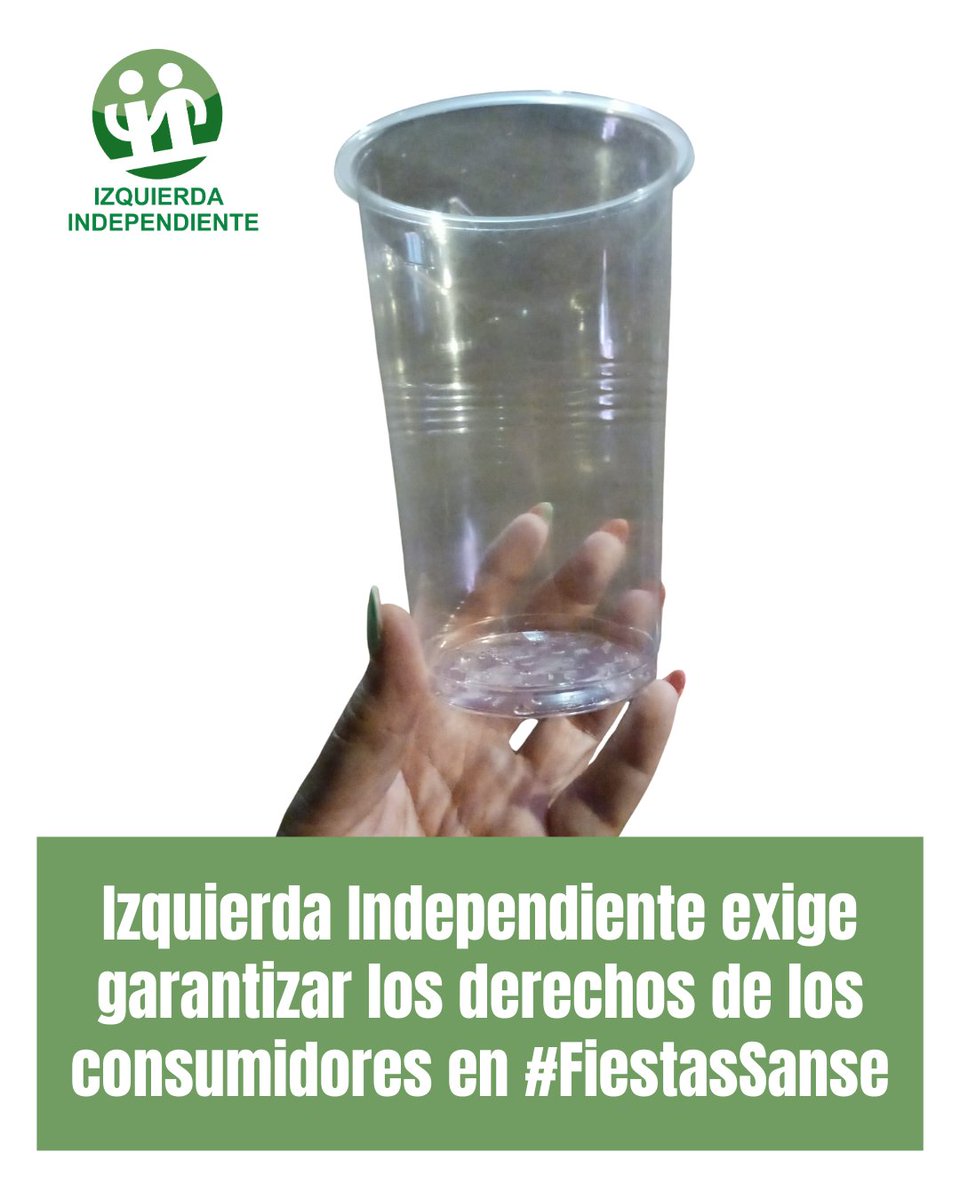 #IzquierdaIndependiente pide que se garanticen los derechos de los consumidores durante las #FiestasSanse
izquierdaindependiente.es/izquierda-inde…
La empresa concesionaria de las barras de bar del anfiteatro de #Sanse prohíbe la entrada al recinto municipal con comida y agua, incluso a menores.