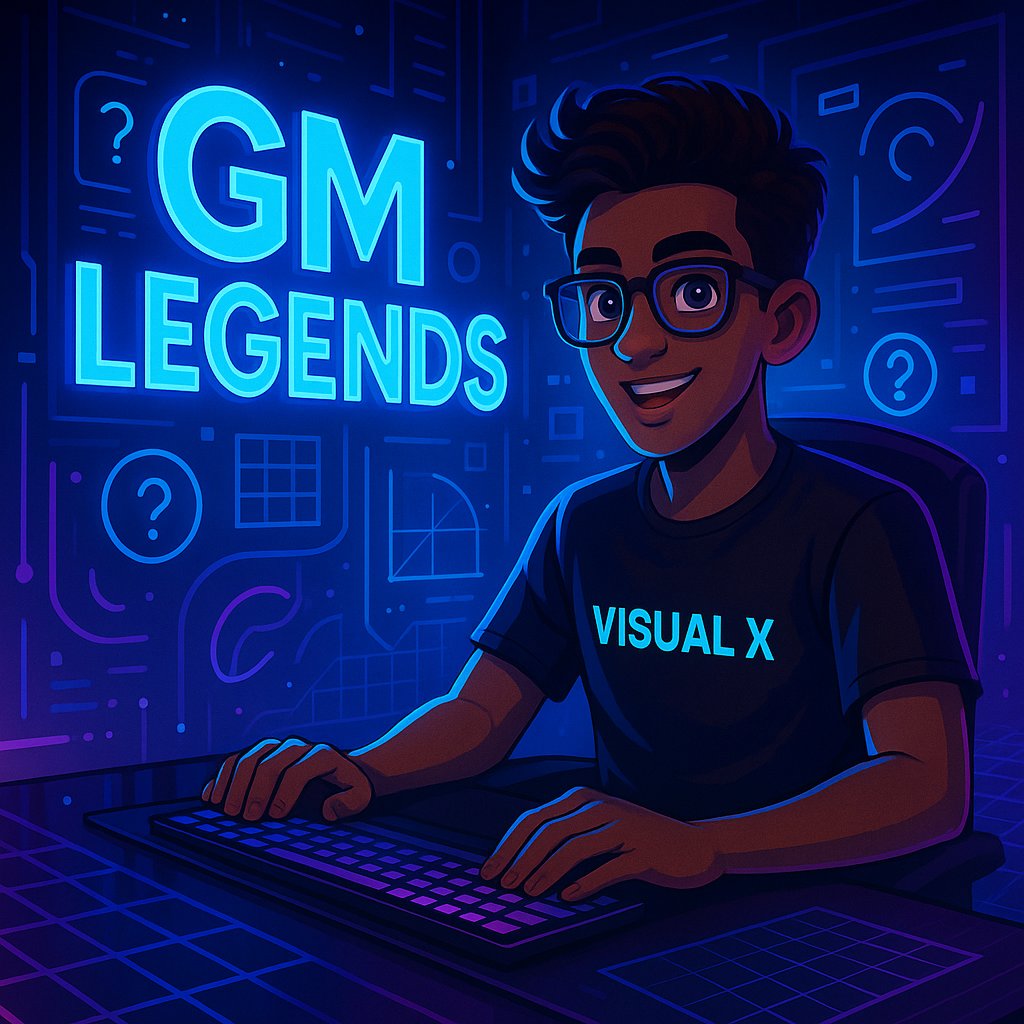 VisualX24's tweet image. GM fams😎
Today, remember this... the most valuable project you’ll ever design is yourself.

Every update you ship in your mindset, skills, and energy creates ripple effects bigger than any app or token.

✨ Build YOU first. The rest will follow.

#GM #VisualX #DesignMindset