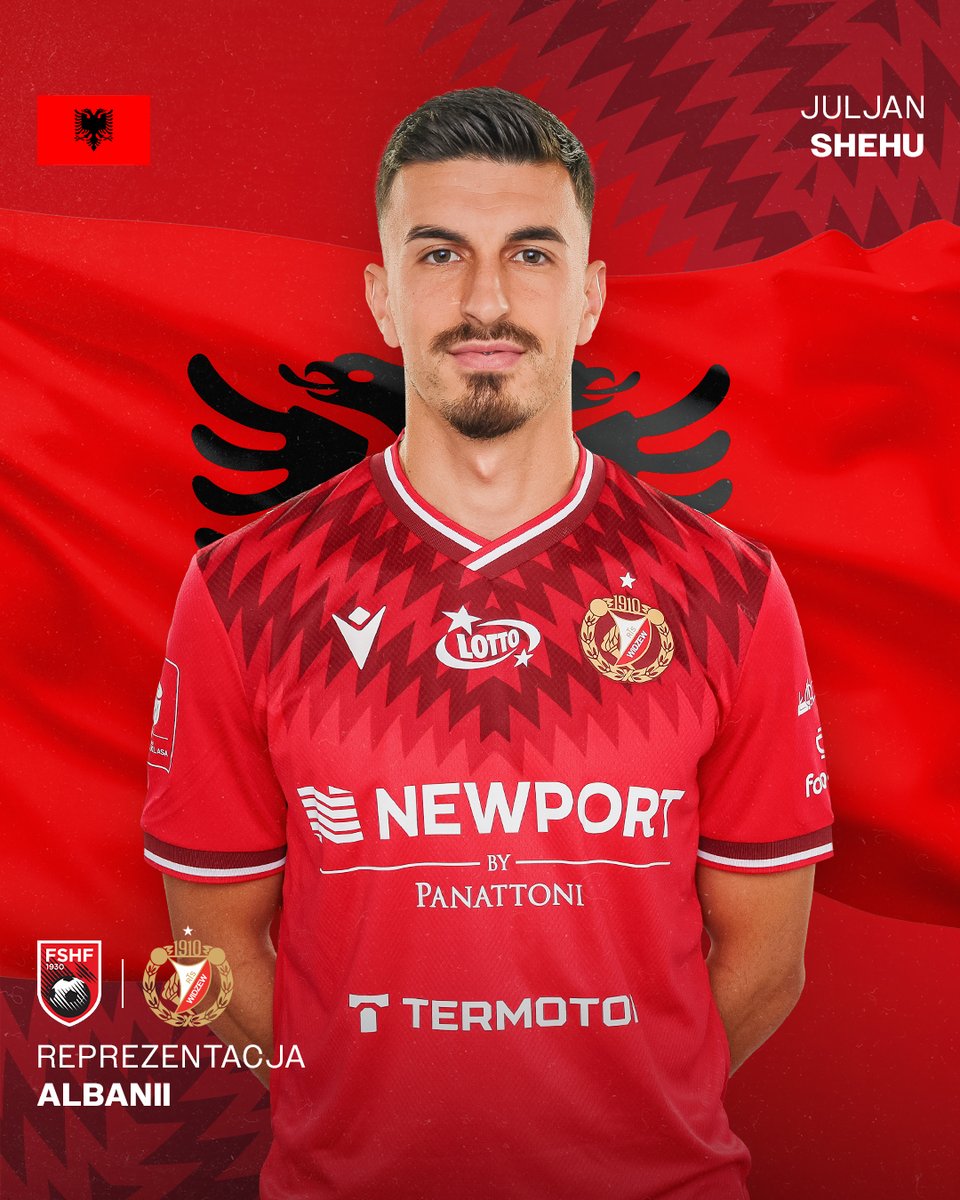 Juljan Shehu powołany do reprezentacji Albanii 🇦🇱

Nasz pomocnik będzie miał szansę zagrać w meczach z Gibraltarem i Łotwą ⚽️