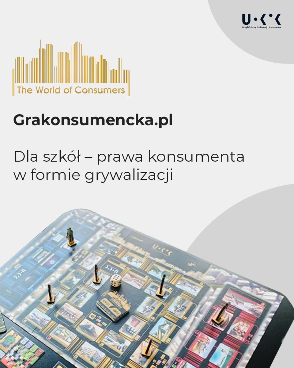 🎲 The World of Consumers – prawa konsumenta w formie grywalizacji 

Dla szkół, które chcą uczyć o prawach konsumenta w praktyczny i ciekawy sposób

👉 grakonsumencka.pl

🧵7/7