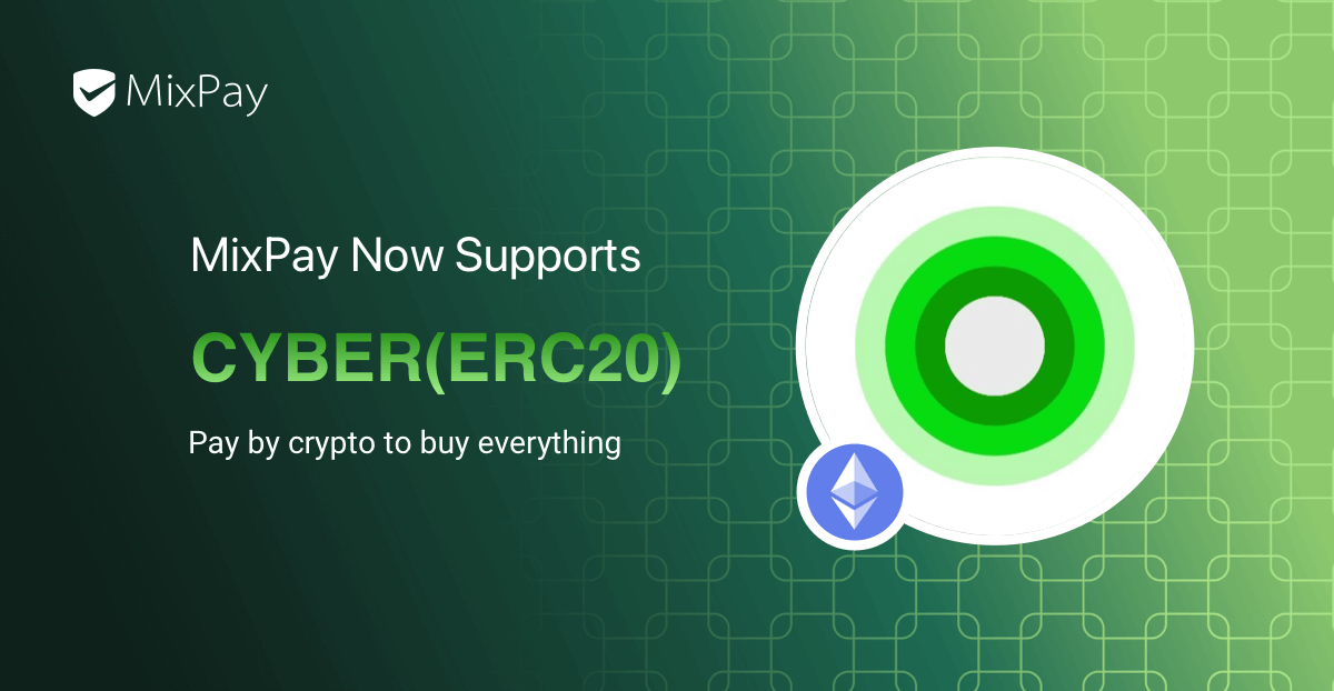 🌐 Pay with $CYBER on MixPay — where social meets seamless transactions! <a href="/BuildOnCyber/">Cyber</a> 

CyberConnect is an Ethereum L2 for decentralized social and AI-powered apps, offering low fees, fast finality, and multichain reach. Its native $CYBER token enables staking, governance, gas