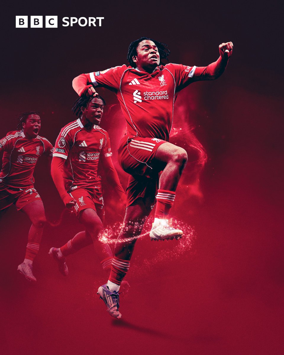 Rio Ngumoha ✨

The teen who scored Liverpool's stoppage-time winner against Newcastle turns 17 today and will sign his first professional contract at the club ✍️