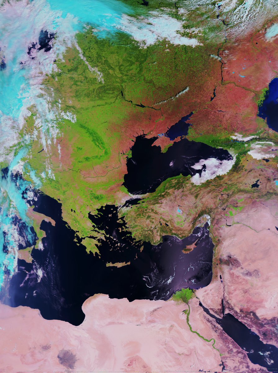 Metop C  System AHRPT RGB 29 Aug 2025 UT 08.00