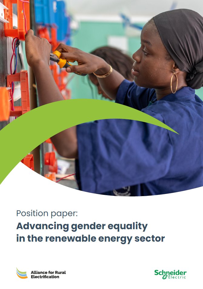 PersistentEnrg's tweet image. Women are key to powering renewable energy &amp;amp; community growth 🌍. They make up 32% of the renewable energy workforce vs 16% in traditional energy. Progress made, but there is more to be done.
@RuralElec @SchneiderAfrica

Read more: ruralelec.org/publication/po…