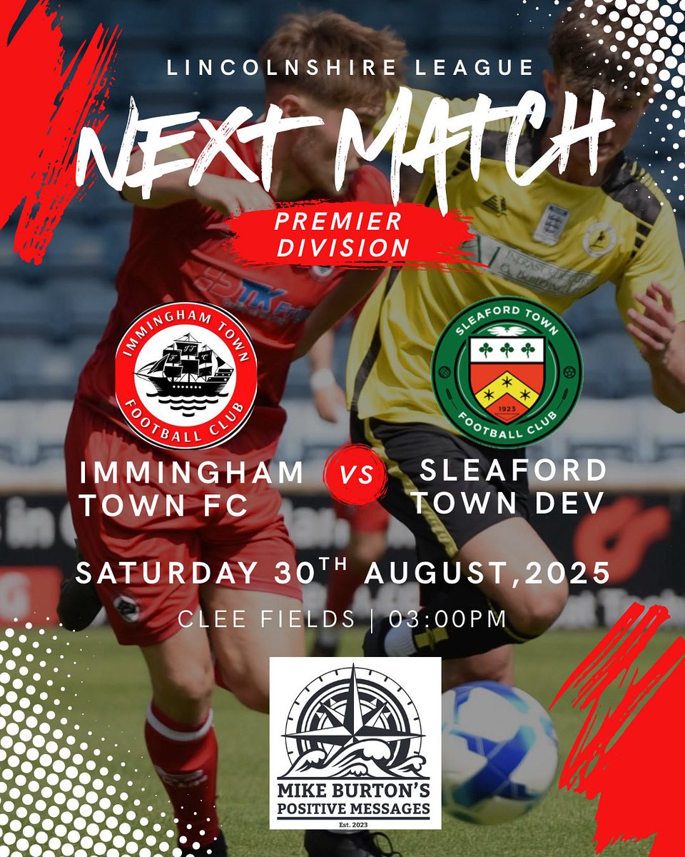 Game Day #3 as we welcome <a href="/SleafordTownFC/">Sleaford Town F.C.</a> <a href="/lincsleague/">Lincs League</a> #football #nonleague 

Match Sponsored By: @mikeburtons_positivemessages
