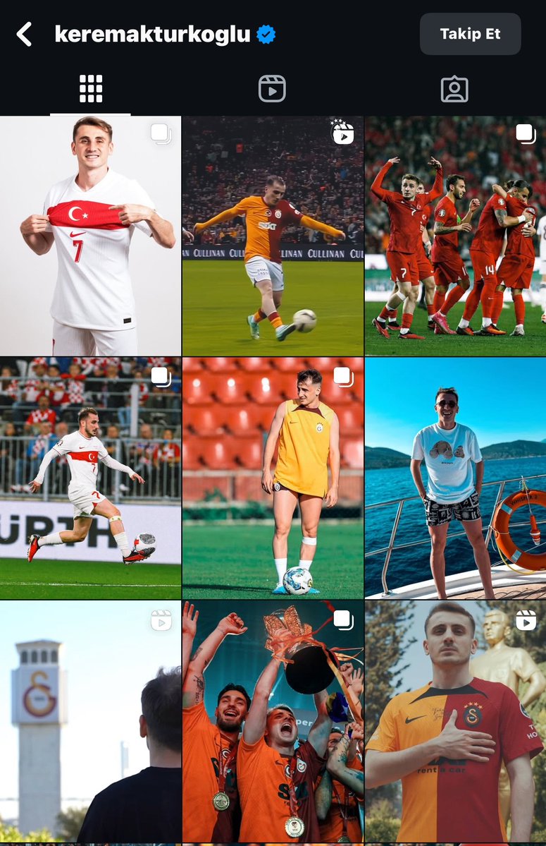 Volkan Yılmaz (@_vlknylmz) on Twitter photo Kerem Aktürkoğlu, Instagram hesabında yer alan Galatasaray paylaşımlarının tümünü kaldırıyor.
Çıkın takipten şunu. <a href="/GalatasaraySK/">Galatasaray SK</a> .
Herkes çıksın takipten arkadaşlar.
👉 <a href="/keremakturkoglu/">Kerem Aktürkoğlu</a> Kerem Aktürkoğlu, Instagram hesabında yer alan Galatasaray paylaşımlarının tümünü kaldırıyor.
Çıkın takipten şunu. <a href="/GalatasaraySK/">Galatasaray SK</a> .
Herkes çıksın takipten arkadaşlar.
👉 <a href="/keremakturkoglu/">Kerem Aktürkoğlu</a>