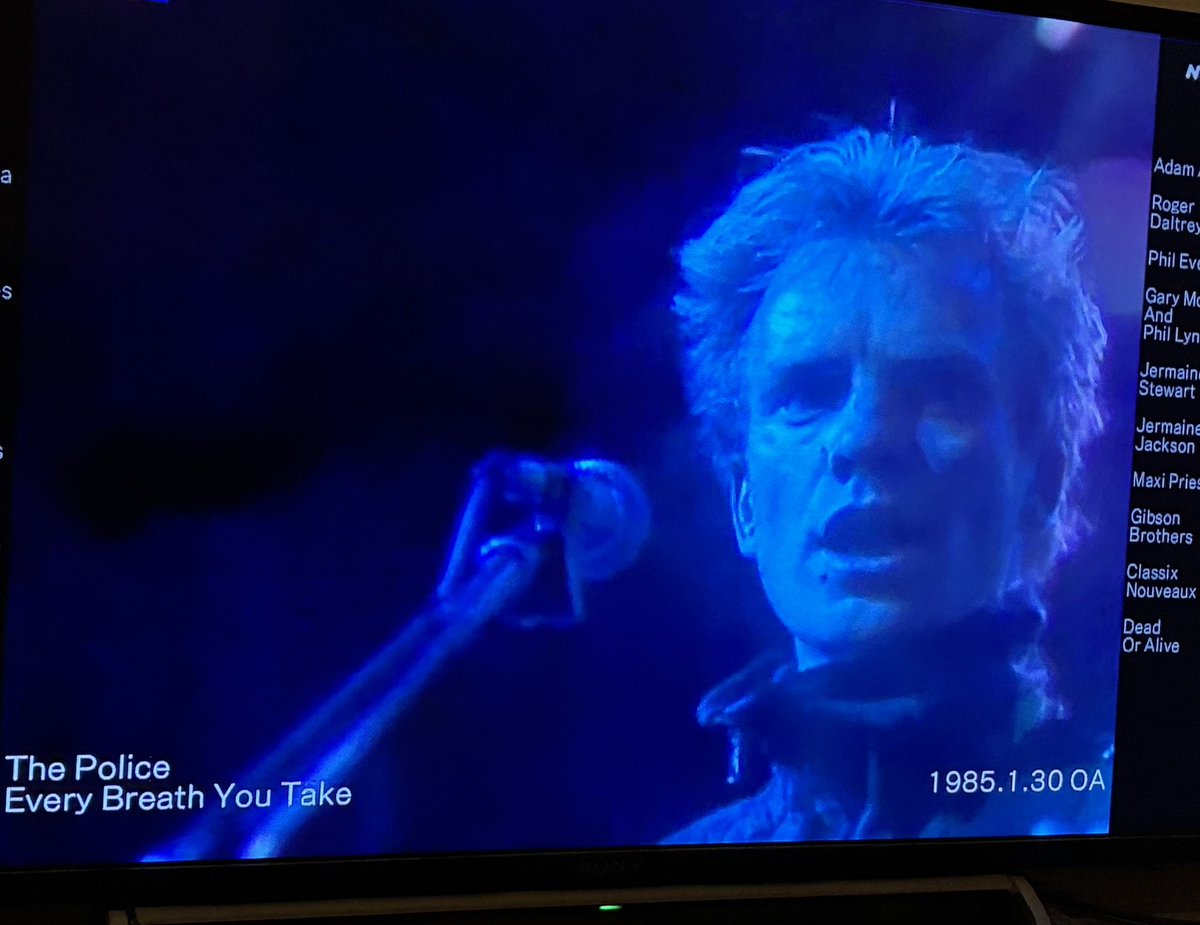 STINGの来日公演すごく迷ってるけどいくら３人体制とはいえTHE POLICEじゃないんだよなぁ、POLICEオリジナルメンバーとは仲悪いだろうしな。