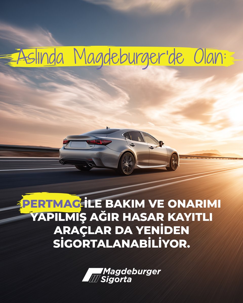 Aracınızın ağır hasar kaydı nedeniyle kasko yaptıramayacağınızı düşünüyorsanız, size bir haberimiz var.

Bakım ve onarım işlemleri yapılmış ağır hasar kayıtlı araçlarınız için PertMAG ile yeniden sigortalama işlemi yaptırabilirsiniz.

Detaylı bilgiyi magdeburger.com.tr web