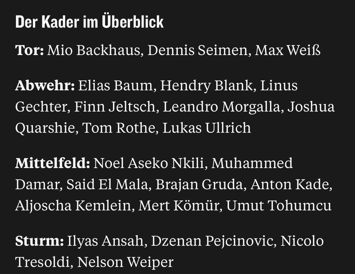 Das im aktuellen U21 Kader von Deutschland einfach casually 2 aktuelle Spieler und einer aus der Akademie von 96 stehen bestätigt einmal mehr die Strukturen und Arbeit von MMM