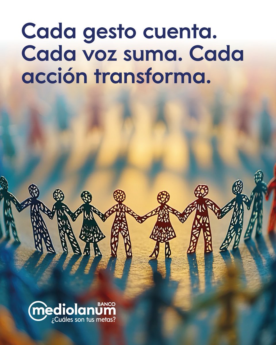 La solidaridad es el hilo invisible que nos conecta y nos recuerda que juntos somos más fuertes. 💙
Con Mediolanum Aproxima, hemos visto cómo pequeños gestos se convierten en grandes cambios:
🏃‍♀️ Carreras solidarias
🎶 Conciertos benéficos
🤝 Voluntariado en comunidad
Hoy