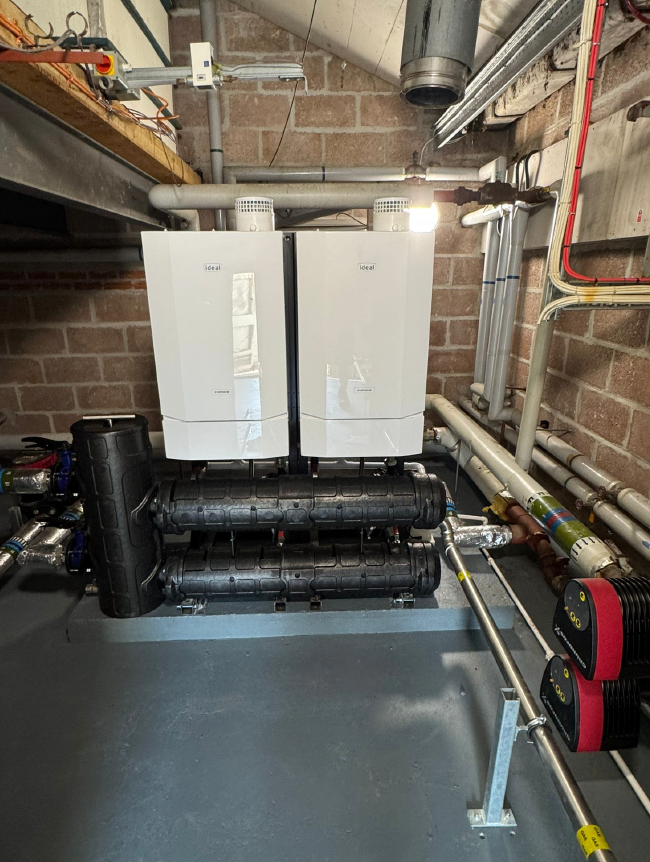 WEMCO_LTD's tweet photo. New high-efficiency boiler installed at Brixham Community College, boosting energy performance and providing reliable heating for staff and students. A step forward in sustainability and long-term savings. #EnergyEfficiency #Sustainability #wemco #heatingengineering https://t.co/W3iUoFu7Xk