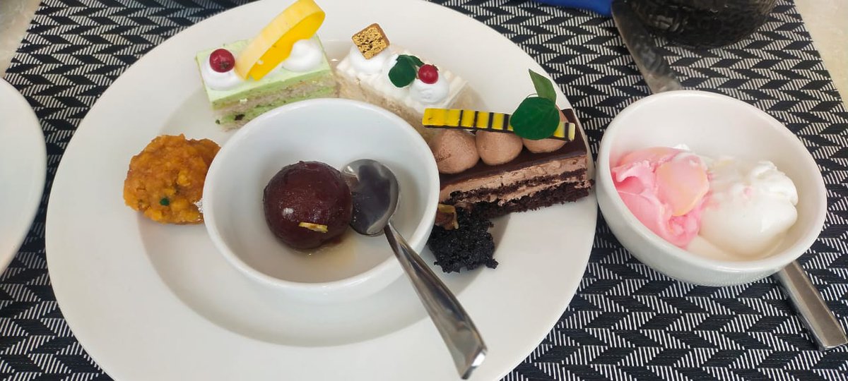 nshravanr's tweet image. Team lunch at Courtyard by Marriott Bengaluru Outer Ring Road