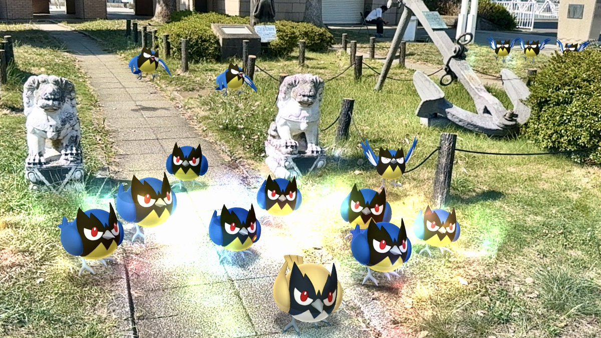 toboinsta's tweet photo. #ポケモンプレイグラウンド 、5人でできたので15匹出せました。お一人だけ色違いお持ちで、センター抜擢です🤩

#ARofTheDay #ARofTheCommunityDay #pokemongocommunityday #PokemonPlaygrounds #GOsnapshotCelebration #pokemongo #pokemongoar #gosnapshot #arblending #ココガラ https://t.co/mzVjgA9Fgr