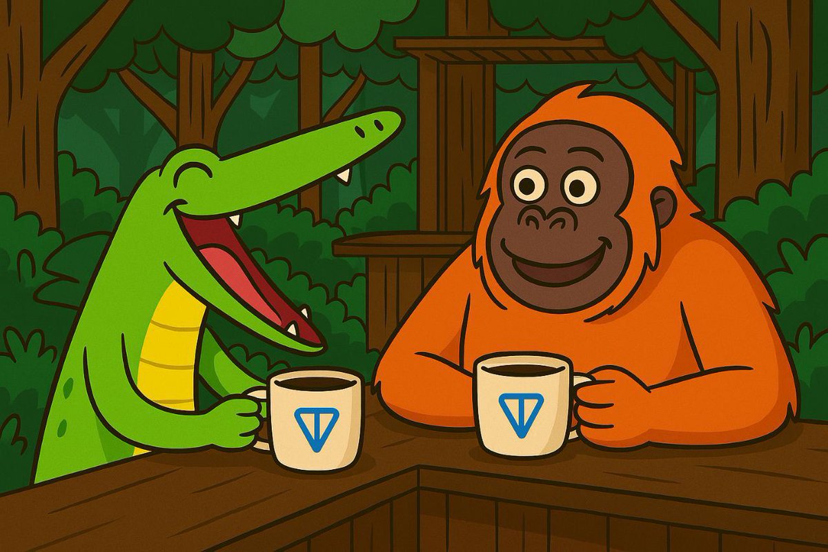 OranguTON #FREEDUROV (@tonorangu) on Twitter photo GM $TON fam ๐
Just got a nice coffee with $CROCO and im fully ready now for another wild day in the $TON jungle with my $OTON apes ๐งก๐ <a href="/CROCOONTON88/">#CROCO ๐ on TON ๐</a> GM $TON fam ๐
Just got a nice coffee with $CROCO and im fully ready now for another wild day in the $TON jungle with my $OTON apes ๐งก๐ <a href="/CROCOONTON88/">#CROCO ๐ on TON ๐</a>