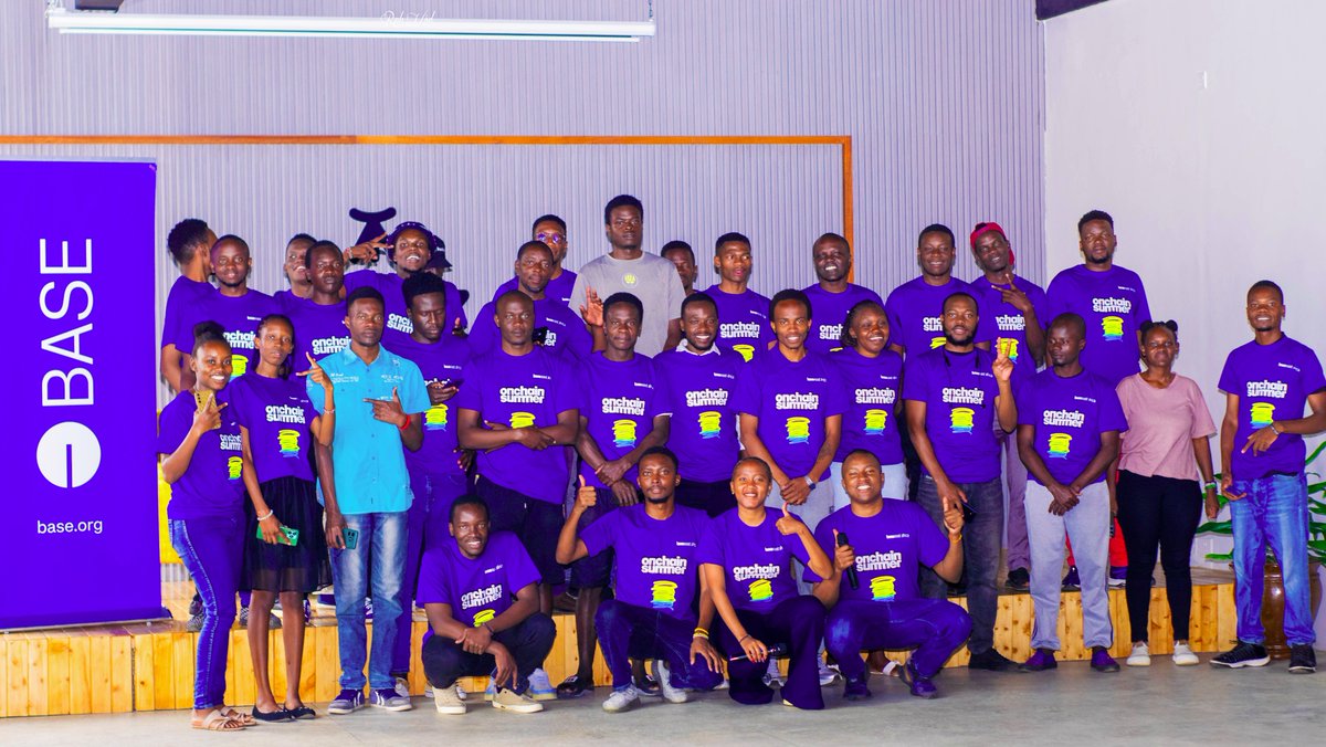 So glad to have been part of onchain summer by <a href="/base/">Base</a>  here in Kisumu.
We dove into the future of onchain experiences, explored Mini Apps and their potential, and an insightful session with <a href="/_ChrisOketch/">iamchris.base.eth</a>  that really opened up new perspectives.
<a href="/BasedEastAfrica/">Base - East Africa</a>  <a href="/buildonbase/">Base Build</a>