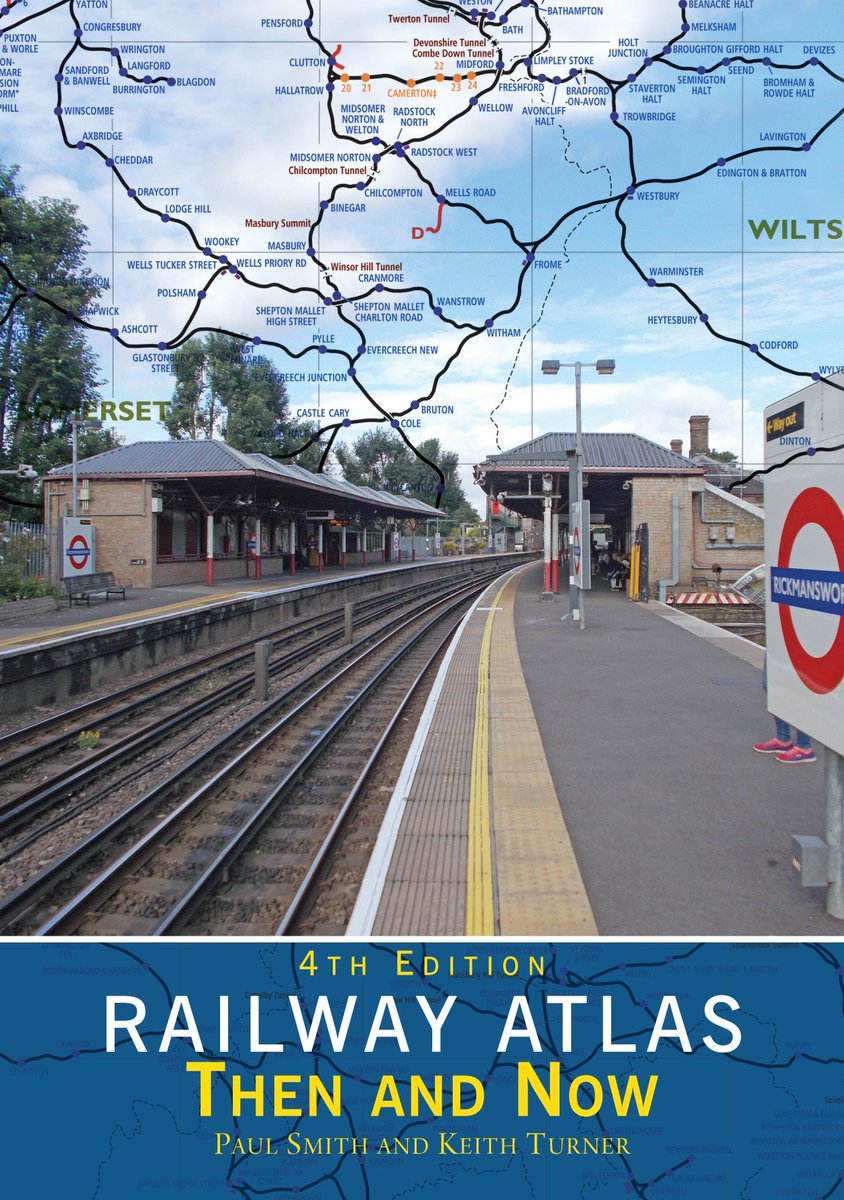 The new 4th edition of Rail Atlas Then and Now has just arrived at the warehouse. This is a really useful volume which  contrasts the network in 1923 with that remains today. The 'Now' maps have been fully revised and updated for the new edition. crecy.co.uk/product/railwa…