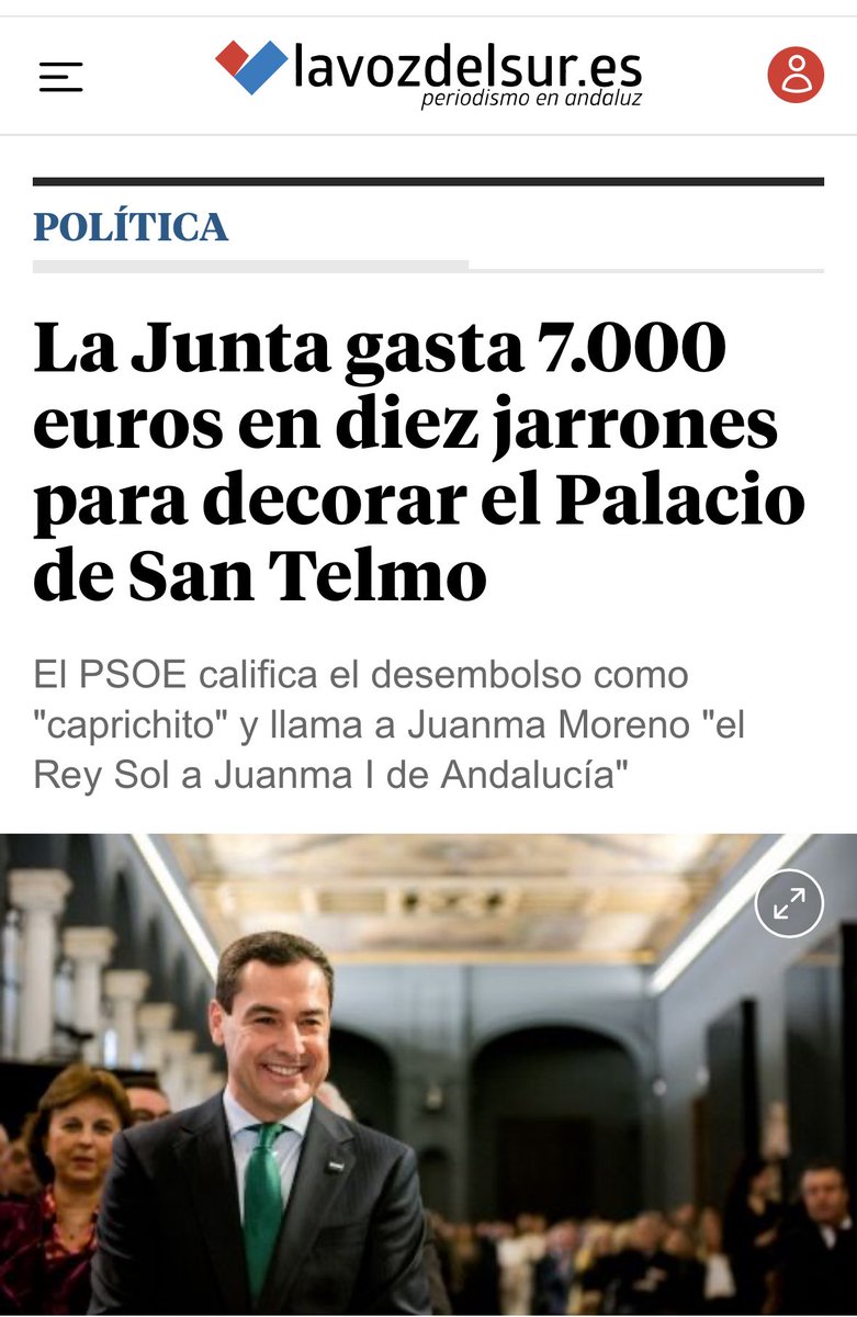 Tu pagando consultas y seguros privados sanitarios, con préstamos para pagar la FP privada de tu hijo pq no hay plazas públicas, ahorrando para el comienzo del cole o el alquiler de tu hijo universitario y ellos despilfarrando tu dinero en jarrones de 7000€ o sillones de 4000€