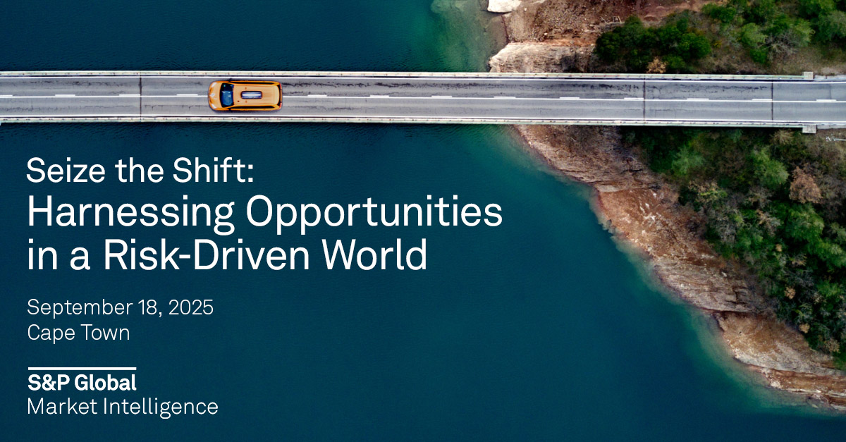 Cape Town: Don’t just watch change - lead it.

Join S&amp;P Global’s Seize the Shift and unlock 2025’s opportunities. 

Register now: ow.ly/WAPJ50WJokQ

#SouthAfricaEconomy #FinancialServices #Chiief #ChiiefEvents #Technology #SustainableGrowth #SPGlobal #SeizeTheShift