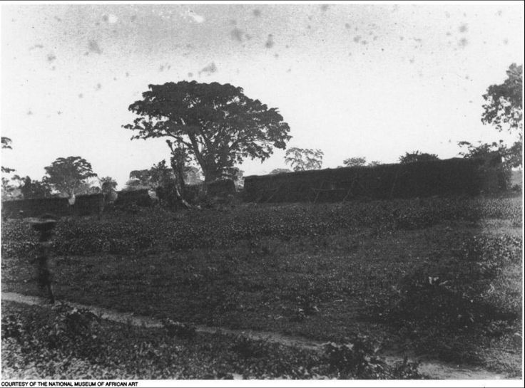 Ancient City, Great Benin City Wall, circa_1897.