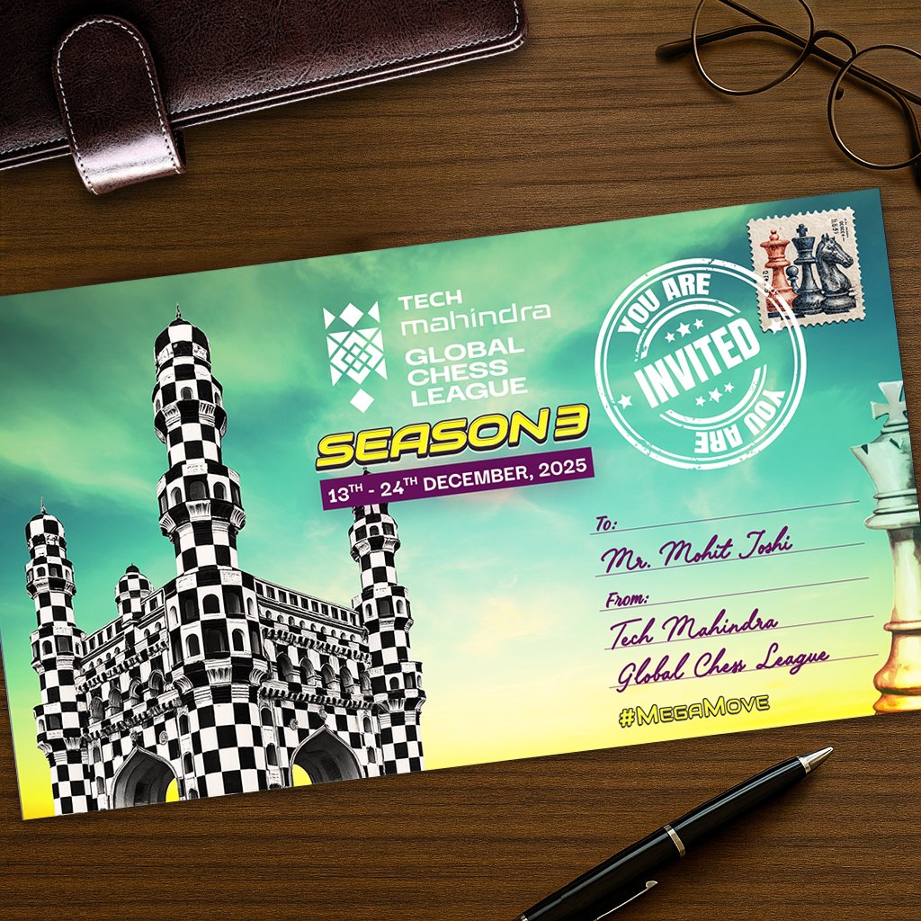 mohitjoshi74's tweet image. This one's for all the chess enthusiasts - Season 3 of @GCLlive will be hosted in India, bringing the world's best to our home ground.
This season is extra special with the launch of GCL Contenders, a unique Pro-Am initiative in partnership with Chess.com. It…