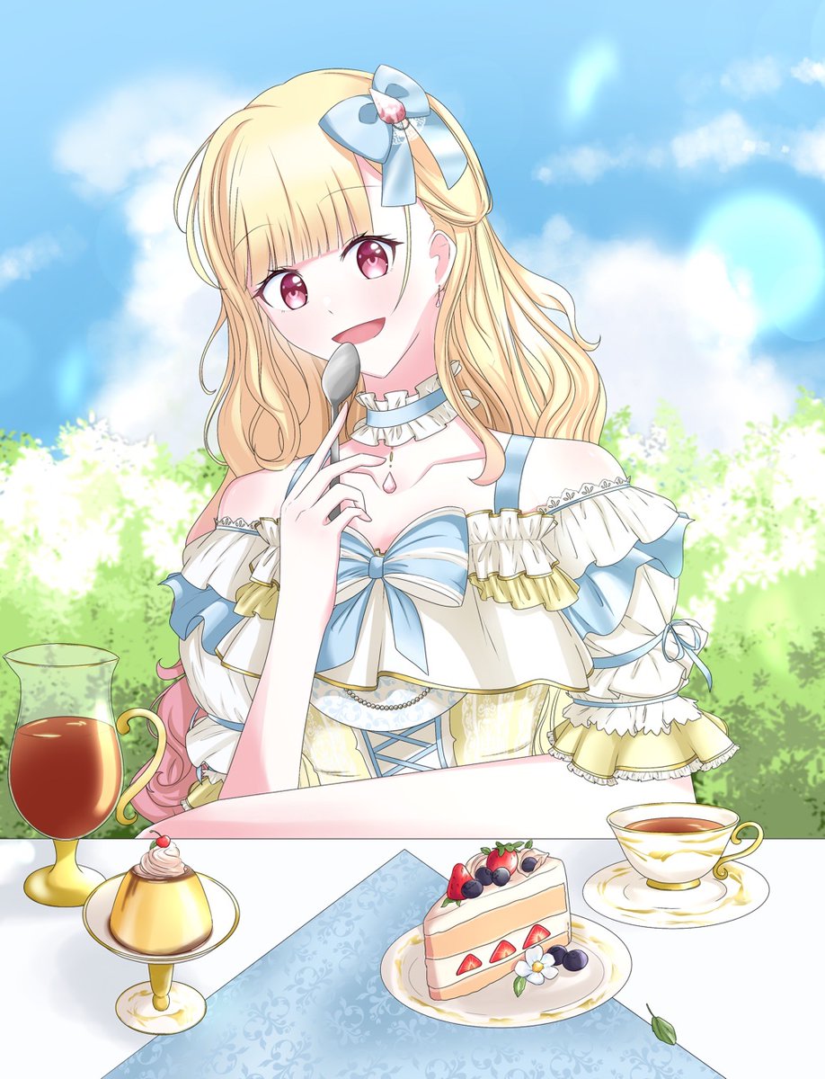 #prsk_FA #天馬咲希 
동생이 사키 공주님 그려준거 자랑하기