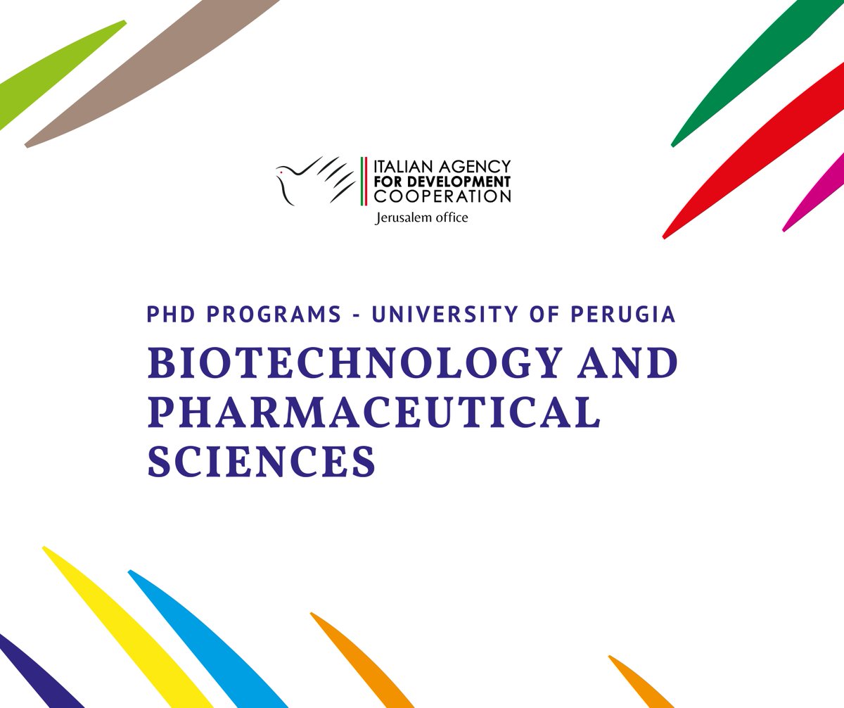 Reopening of the application period for the Call for Admission to the PhD Programs in Biotechnology and Pharmaceutical Sciences – Academic Year 2025/2026. For more information and to apply, please visit the link:
gerusalemme.aics.gov.it/.../universita…...