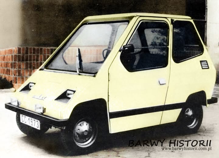 Kącik PRL-W  kwietniu 1973 r. ukończono budowę prototypu City Car Melex. Był to  pierwszy, opracowany w Polsce elektryczny samochód miejski.-jak widać PRL była EKO zanim to stało się modne...a poważnie tamta dekada to jakiś fenomen w naszej historii...