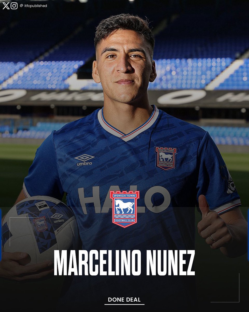 itfcpublished's tweet image. 🚨✅ 𝐂𝐎𝐍𝐅𝐈𝐑𝐌𝐄𝐃: Ipswich Town have announced the signing of Norwich City midfielder Marcelino Núñez for £10 million. ✍️

Welcome to The Pride of Anglia, Nunez! 💙🤝

#itfc #ncfc