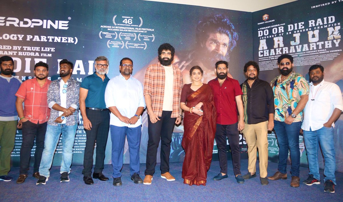 The BlockBuster Rider #ArjunChakravarthy 💯
Sensational Film Based On High Octane “Emotions” Layered With “Kabbadi” What A Film ! Don’t Miss This Epic ❤️. Congratulations To The Entire Team ! “National Award” Coming Home 🏆
#ArjunChakravarthyReview - 3.75/5