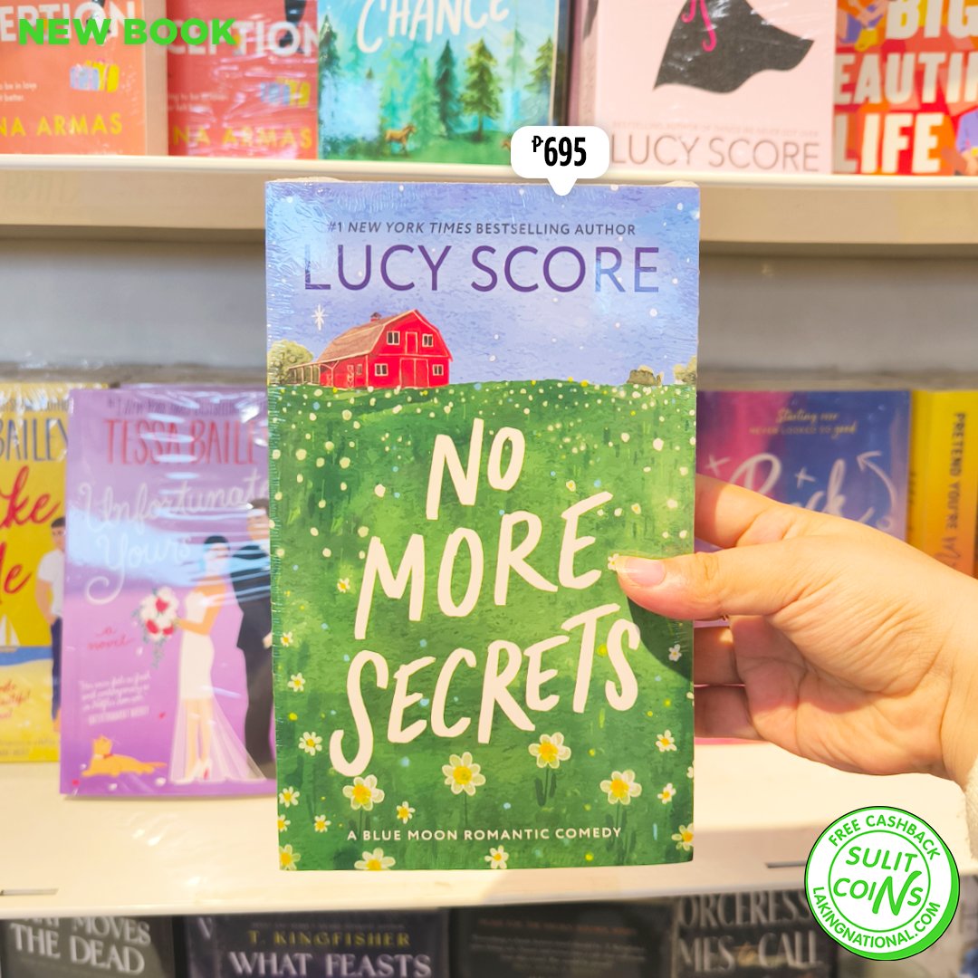 nbsalert's tweet image. In a town full of meddling matchmakers, love isn&apos;t just in the air — it&apos;s practically mandatory. 📷
Get the ‘Blue Moon’ series by Lucy Score for as low as ₱695 each at National Book Store.

#LucyScore #BlueMoon #NoMoreSecrets #FallIntoTemptation #TheLastSecondChance #SulitSaNBS
