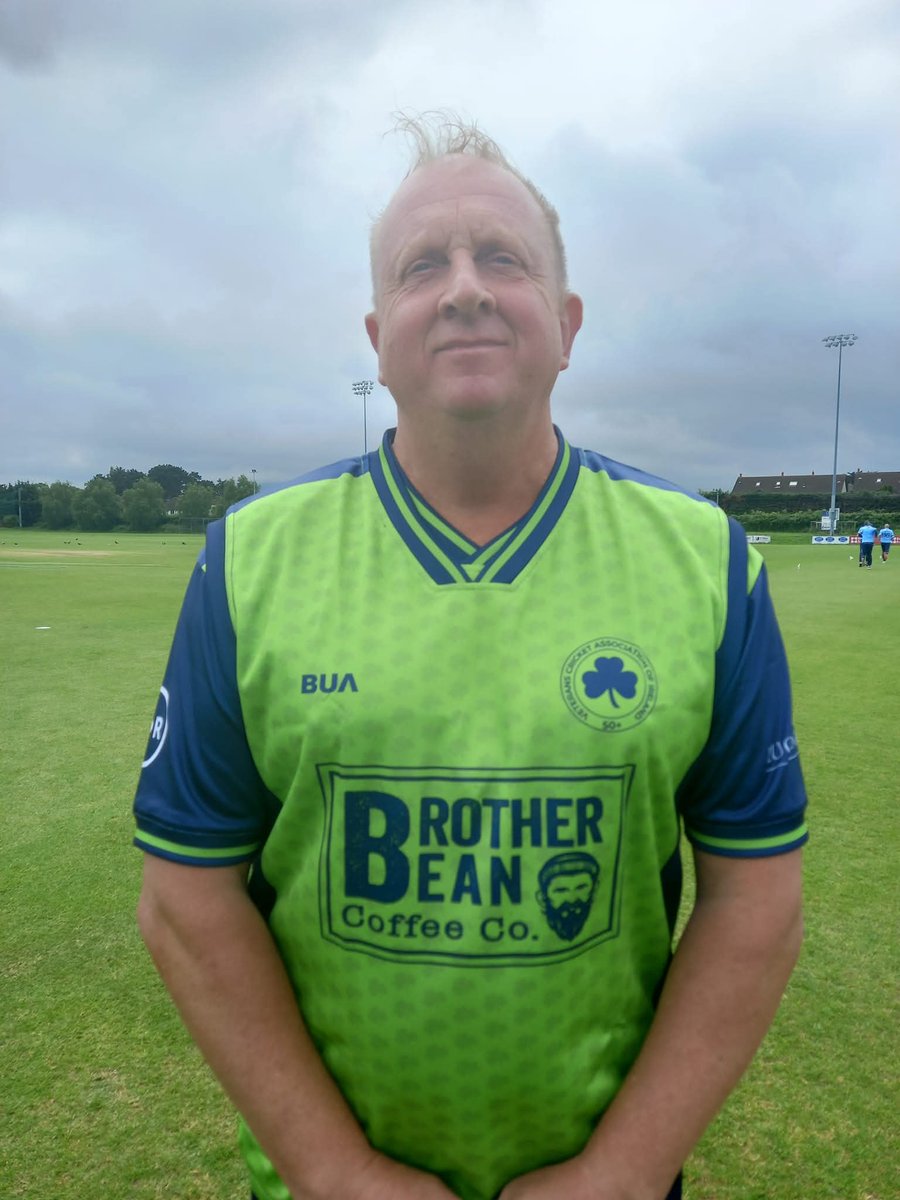 Good luck to <a href="/TedWilliamson2/">Ted Williamson</a> playing for <a href="/cricketireland/">Cricket Ireland</a> over 50s vs New Zealand over 50s today in Dublin.