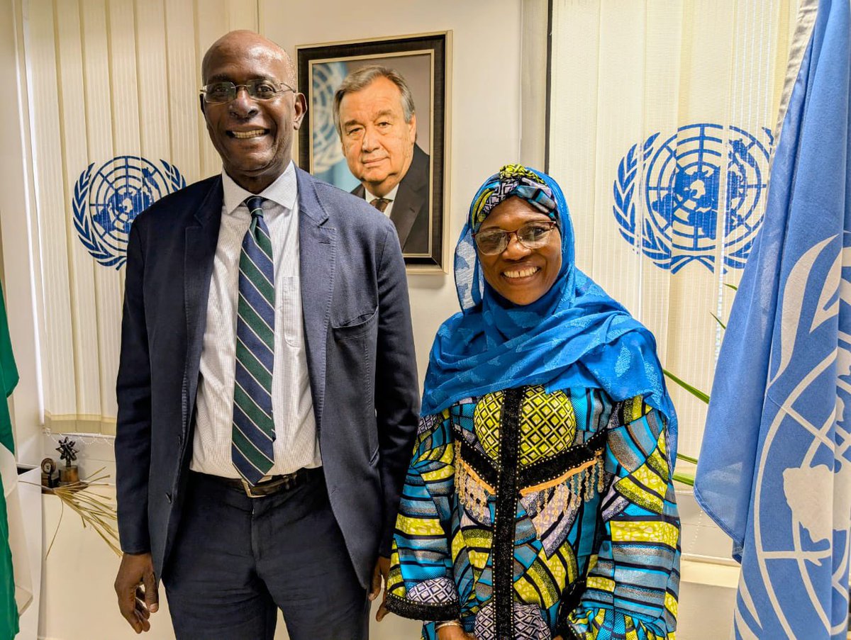 Glad to welcome Prof. Rabia Sa’id, a Professor of Atmospheric &amp; Space‑Weather Physics &amp; 1st Nigerian appointed by <a href="/UN/">United Nations</a> SG <a href="/antonioguterres/">António Guterres</a> to the Independent Scientific Panel on the Effects of Nuclear War. It's a milestone for 🇳🇬 #women in #STEM &amp; an inspiration for girl-child edu