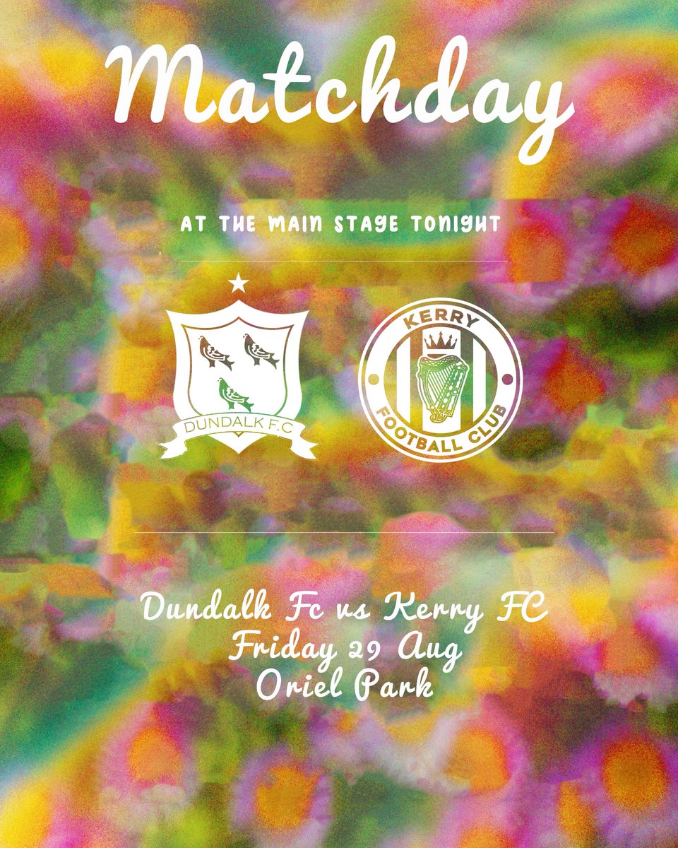 We face Kerry on the main stage!
C'mon the town 🖤🤍