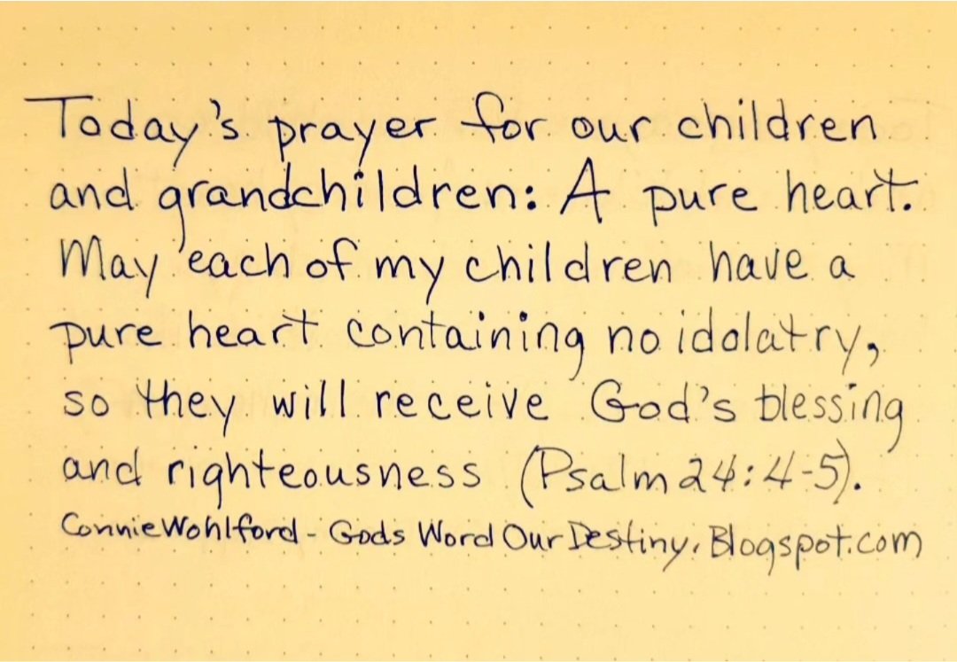 wohlford_connie's tweet photo. Today for our #children and #grandchildren: a pure heart.
#apureheart #pureheart #cleanhands #GodsWordOurDestiny #righteousness #cleanhandsandpureheart #Psalms #Psalms #receive #blessings #heart https://t.co/exXzjjo2ek https://t.co/ipY7oJqNJm