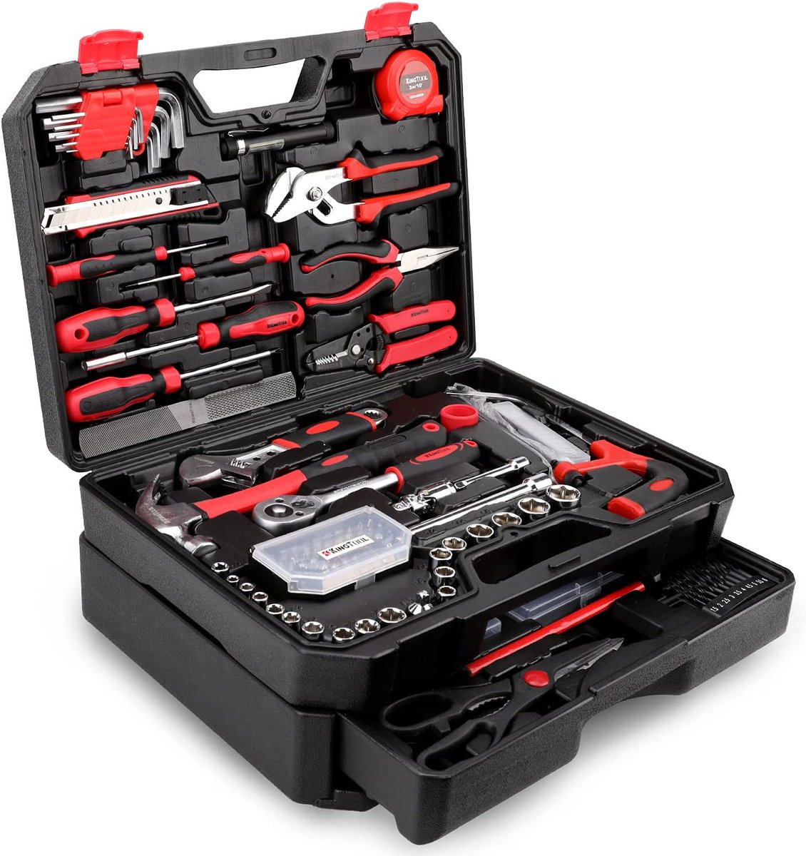 KingTool 325 Piece Home Repair Tool Kit, General Home/Auto Repair Tool Set, Toolbox Storage Case with Drawer, General Household Tool Kit

🛒 amzn.to/3JW91tt #AD #Amazon #SALE