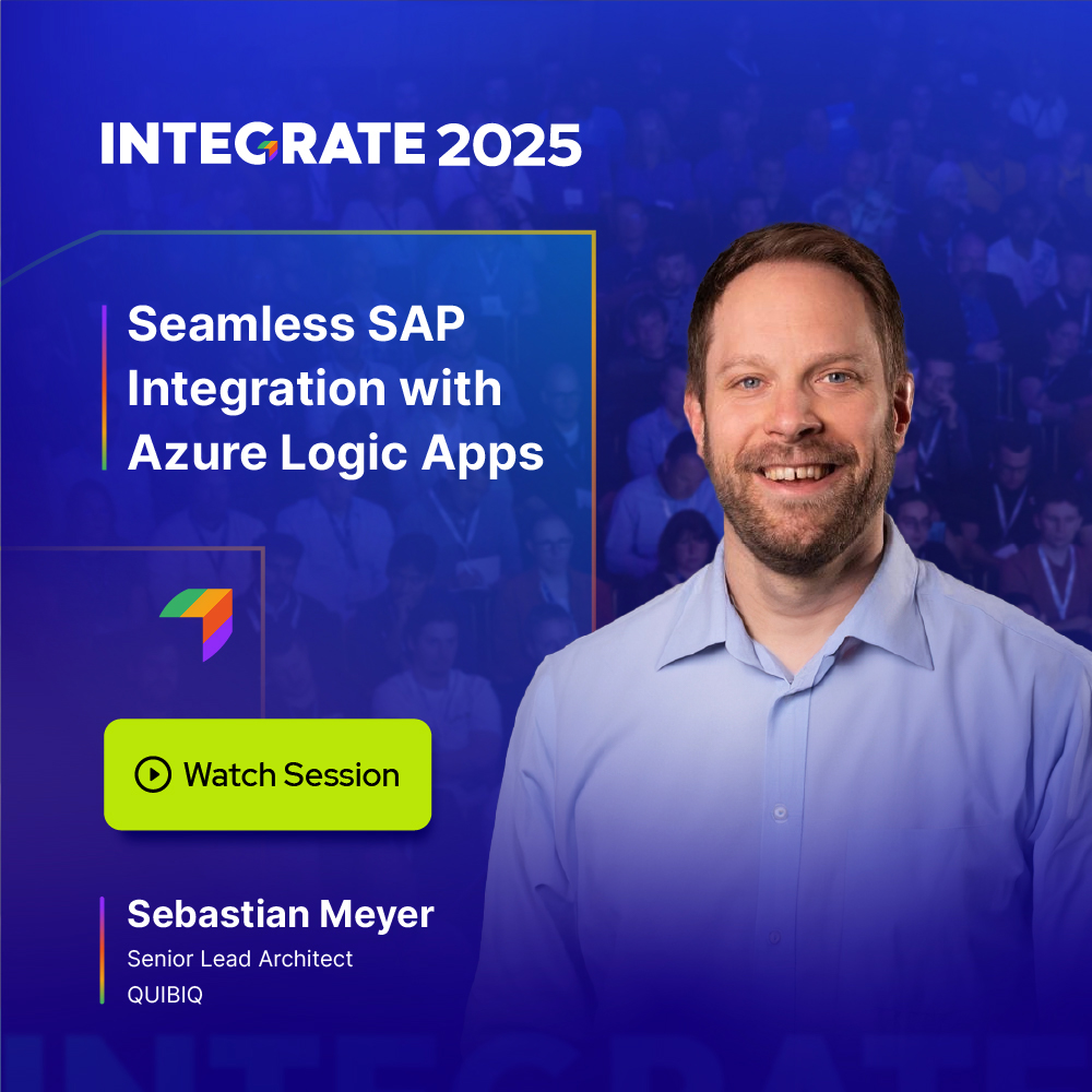 SAP integration doesn’t have to be complex.

In this #INTEGRATE2025 session, Sebastian Meyer shows how to connect SAP and Azure Logic Apps for smooth, real-time workflows. If SAP is part of your world, don’t miss this.

Watch here: turbo360.com/event/integrat…

#SAP #LogicApps