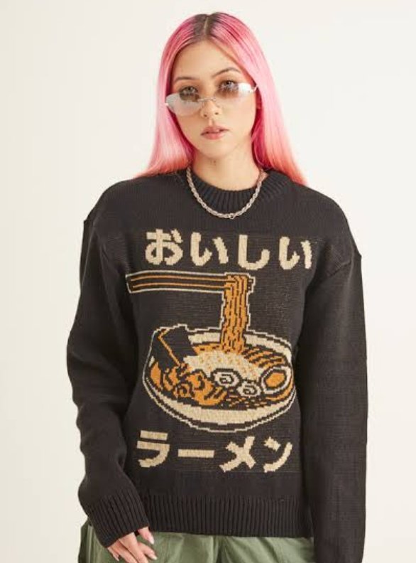 おいしいラーメンのセーター