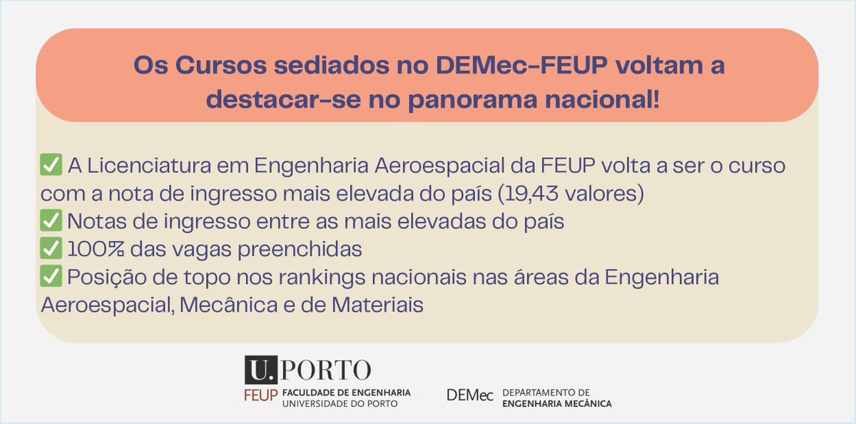 Departamento de Engenharia Mecânica da FEUP (@demec_feup) on Twitter photo  Departamento de Engenharia Mecânica da FEUP (@demec_feup) on Twitter photo